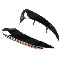 MERCEDES A-CLASS A35 W177 2018+ GLOSS BLACK REAR BUMPER CORNERS