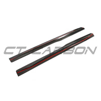 BMW F80 M3 2014-2020 CARBON FIBRE SIDE SKIRTS - V3