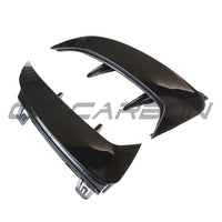 MERCEDES A-CLASS A35 V177 GLOSS BLACK REAR BUMPER CORNERS