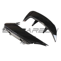 MERCEDES A-CLASS A35 V177 GLOSS BLACK REAR BUMPER CORNERS