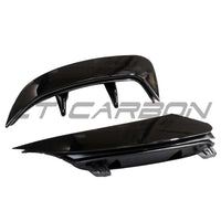 MERCEDES A-CLASS A35 V177 GLOSS BLACK REAR BUMPER CORNERS