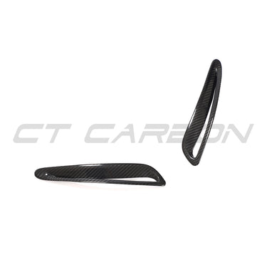 TOYOTA SUPRA 2019+ A90 CARBON FIBRE HOOD/BONNET TRIM-Accessories-CT CARBON-CT Carbon - High-quality carbon fiber and gloss black aerodynamic parts for premium sports and luxury vehicles.