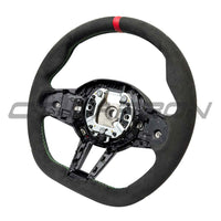 BMW GXX LCI ALCANTARA FLAT BOTTOM STEERING WHEEL WITH ACC