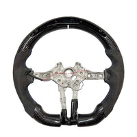 BMW FXX ALCANTARA/CARBON FIBRE/LED FLAT BOTTOM STEERING WHEEL