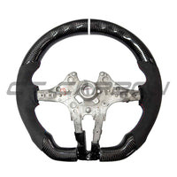 BMW FXX ALCANTARA/CARBON FIBRE/LED FLAT BOTTOM STEERING WHEEL
