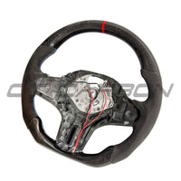 BMW GXX ALCANTARA/CARBON FIBRE FLAT BOTTOM STEERING WHEEL WITH HEATING & ACC