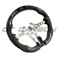 BMW FXX ALCANTARA/CARBON FIBRE/LED FLAT BOTTOM STEERING WHEEL WITH ACC