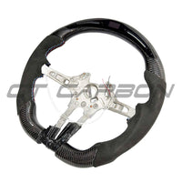 BMW FXX ALCANTARA/CARBON FIBRE/LED FLAT BOTTOM STEERING WHEEL WITH ACC