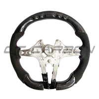BMW FXX ALCANTARA/CARBON FIBRE/LED FLAT BOTTOM STEERING WHEEL WITH ACC