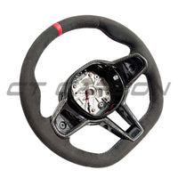 BMW GXX ALCANTARA FLAT BOTTOM STEERING WHEEL WITH HEATING & CARBON FIBRE TRIM