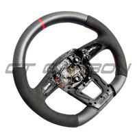 LAMBORGHINI URUS CARBON FIBRE/ALCANTARA FLAT BOTTOM STEERING WHEEL