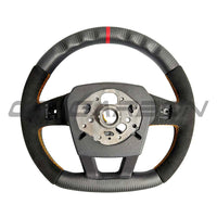 LAMBORGHINI URUS CARBON FIBRE/ALCANTARA FLAT BOTTOM STEERING WHEEL