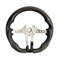 BMW FXX CARBON FIBRE / LEATHER FLAT BOTTOM STEERING WHEEL