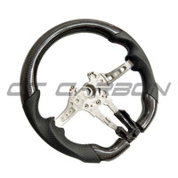 BMW FXX CARBON FIBRE / LEATHER FLAT BOTTOM STEERING WHEEL