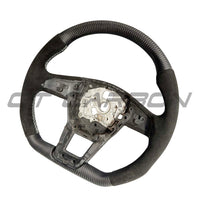 AUDI RS6 C8 ALCANTARA/MATTE CARBON FIBRE STEERING WHEEL