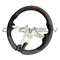 BMW FXX MATTE CARBON FIBRE & LEATHER STEERING WHEEL