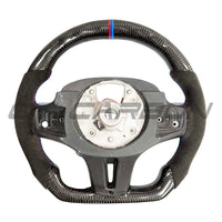 BMW GXX ALCANTARA/CARBON FIBRE FLAT BOTTOM STEERING WHEEL WITH HEATING & LED