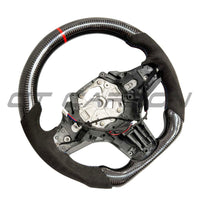 BMW GXX LCI ALCANTARA/CARBON FIBRE FLAT BOTTOM STEERING WHEEL WITH HEATING