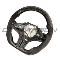 BMW GXX LCI ALCANTARA/CARBON FIBRE FLAT BOTTOM STEERING WHEEL WITH HEATING