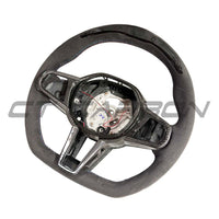 BMW GXX LCI ALCANTARA FLAT BOTTOM STEERING WHEEL WITH LED