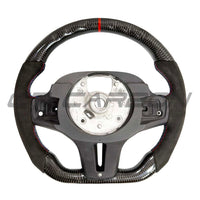 BMW GXX ALCANTARA/CARBON FIBRE FLAT BOTTOM STEERING WHEEL - V1