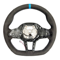 BMW GXX LCI ALCANTARA FLAT BOTTOM STEERING WHEEL WITH HEATING & ACC