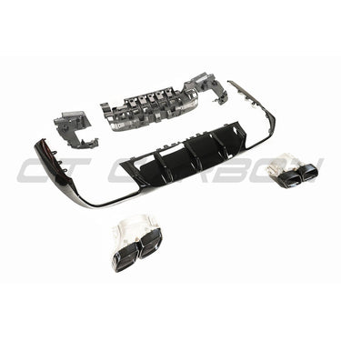 MERCEDES C238 2017-2020 E-CLASS COUPE QUAD TIP DIFFUSER