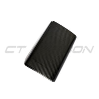 TESLA MODEL 3 & Y 2017+ CARBON FIBRE STALK COVER-Accessories-CT CARBON-CT Carbon - High-quality carbon fiber and gloss black aerodynamic parts for premium sports and luxury vehicles.
