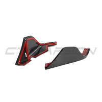 TOYOTA SUPRA 2020+ A90 CARBON FIBRE REAR BUMPER CORNERS