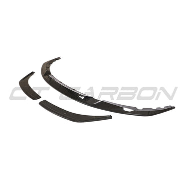 BMW 4 SERIES 2020+ G22/G23 CARBON FIBRE SPLITTER-Splitter-CT CARBON-CT Carbon - High-quality carbon fiber and gloss black aerodynamic parts for premium sports and luxury vehicles.