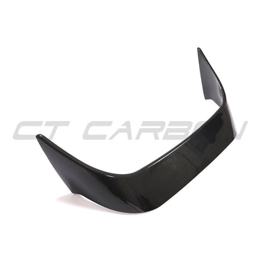 TOYOTA SUPRA 2019+ A90 CARBON FIBRE WING-Spoiler-CT CARBON-CT Carbon - High-quality carbon fiber and gloss black aerodynamic parts for premium sports and luxury vehicles.