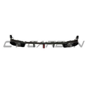 VOLKSWAGEN GOLF MK8/8.5 GTI/GTD 2021+ CARBON FIBRE DIFFUSER WITH LED