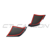 AUDI R8 V10 GEN 2 2015-2019 CARBON FIBRE REAR BUMPER LOWER CORNERS
