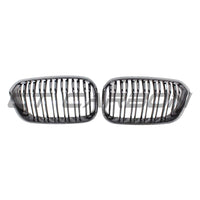 BMW F20 1 SERIES LCI DOUBLE SLAT GLOSS BLACK GRILLES