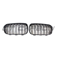 BMW F20 1 SERIES LCI DOUBLE SLAT GLOSS BLACK GRILLES