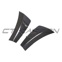 MERCEDES C-CLASS & C43 2019-2021 CARBON FIBRE FRONT BUMPER VENT TRIMS