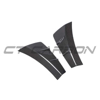 MERCEDES C-CLASS & C43 2019-2021 CARBON FIBRE FRONT BUMPER VENT TRIMS