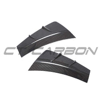 MERCEDES C-CLASS & C43 2019-2021 CARBON FIBRE FRONT BUMPER VENT TRIMS