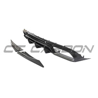 MERCEDES W205 C63 FACELIFT COUPE/CONVERTIBLE 2DR CARBON FIBRE DIFFUSER V2 - CT DESIGN