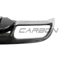 MERCEDES W205 C63 FACELIFT COUPE/CONVERTIBLE 2DR CARBON FIBRE DIFFUSER V2 - CT DESIGN