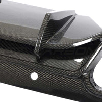 MERCEDES W205 C63 FACELIFT COUPE/CONVERTIBLE 2DR CARBON FIBRE DIFFUSER V2 - CT DESIGN