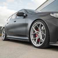 BMW G90 M5 & G99 M5 TOURING 2024+ CARBON FIBRE SIDE SKIRTS - V1 - CT DESIGN