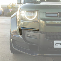 DEFENDER 90/110/130 2020+ CARBON FIBRE FRONT BUMPER TRIM - CT DESIGN