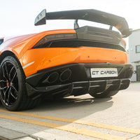 LAMBORGHINI HURACAN LP-610 CARBON FIBRE DIFFUSER - CT DESIGN