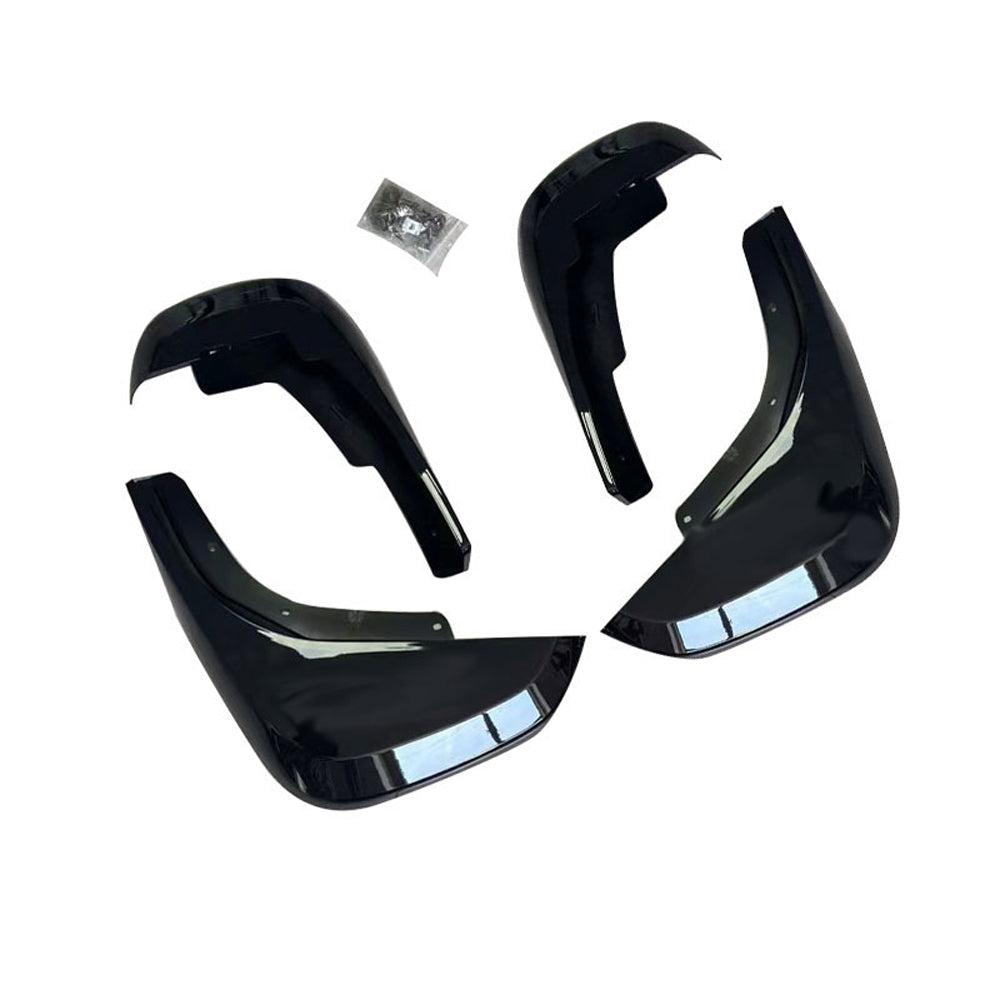 LAND ROVER DEFENDER L663 110 & 90 GLOSS BLACK MUD FLAPS-Accessories-BLAK BY CT-CT Carbon - High-quality carbon fiber and gloss black aerodynamic parts for premium sports and luxury vehicles.