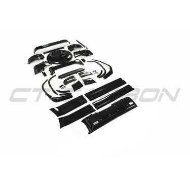 LAND ROVER DEFENDER L663 110 GLOSS BLACK KIT-Kit-BLAK BY CT-CT Carbon - High-quality carbon fiber and gloss black aerodynamic parts for premium sports and luxury vehicles.
