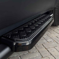 LAND ROVER DEFENDER L663 110 SIDE STEPS-Accessories-BLAK BY CT-CT Carbon - High-quality carbon fiber and gloss black aerodynamic parts for premium sports and luxury vehicles.