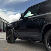 LAND ROVER DEFENDER L663 110 SIDE STEPS-Accessories-BLAK BY CT-CT Carbon - High-quality carbon fiber and gloss black aerodynamic parts for premium sports and luxury vehicles.