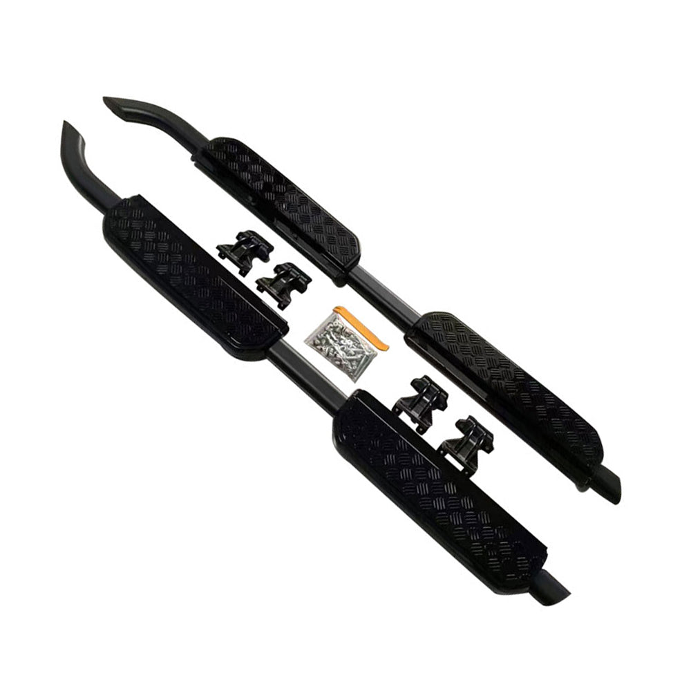 LAND ROVER DEFENDER L663 110 SIDE STEPS-Accessories-BLAK BY CT-CT Carbon - High-quality carbon fiber and gloss black aerodynamic parts for premium sports and luxury vehicles.