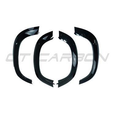 LAND ROVER DEFENDER L663 90 GLOSS BLACK WIDE ARCH FENDERS-Accessories-BLAK BY CT-CT Carbon - High-quality carbon fiber and gloss black aerodynamic parts for premium sports and luxury vehicles.